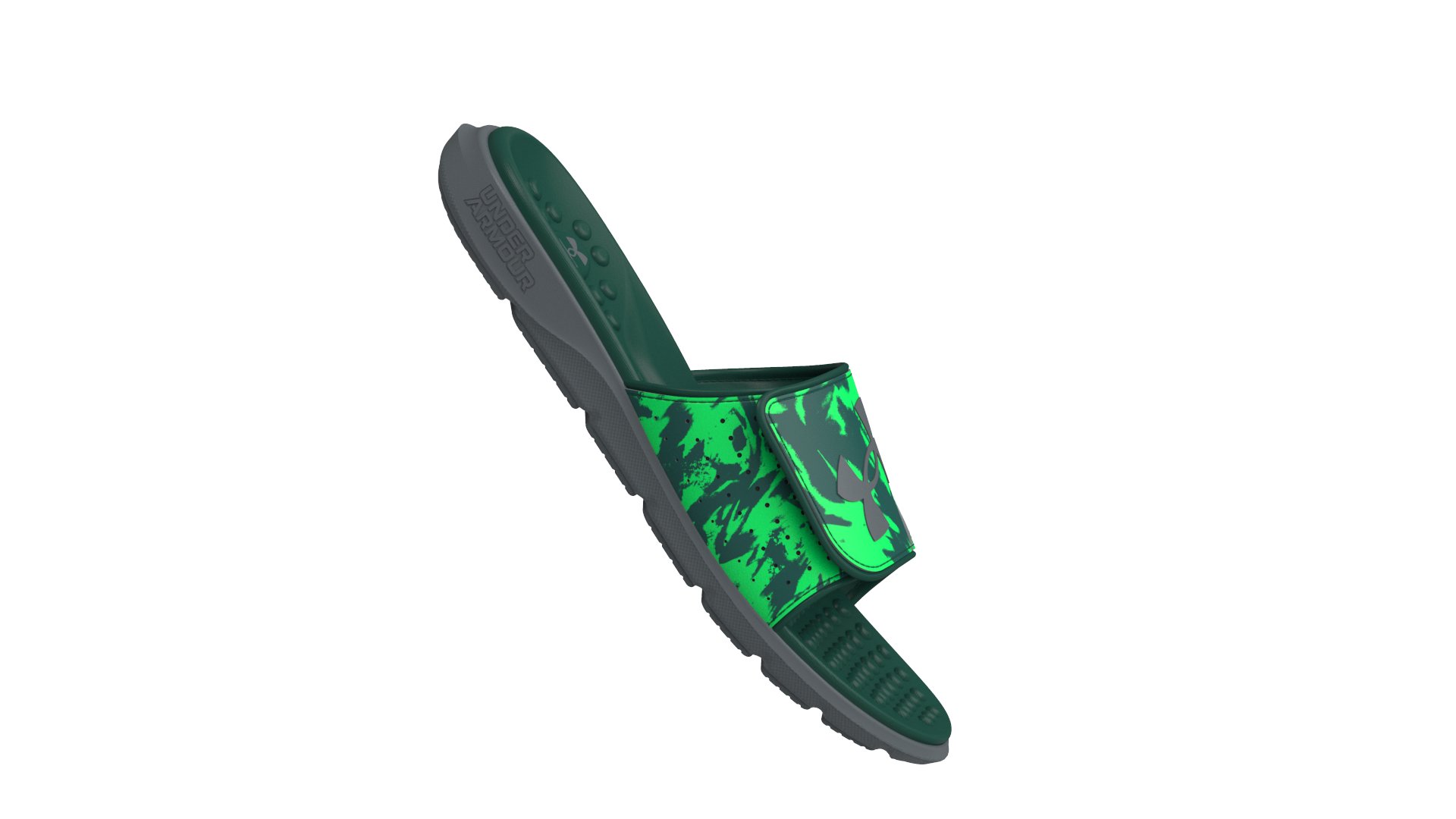 UA Ignite Pro Graphic Strap Men's Slides 10