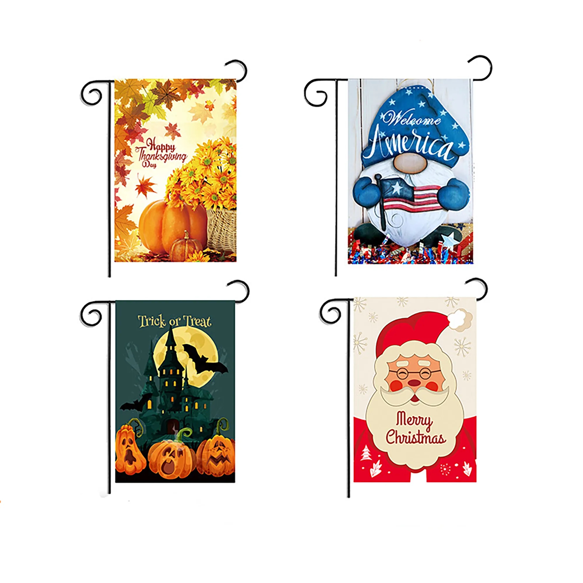 12" x 18" Full Color Double Sided Park Flag MOQ 2PCS 5