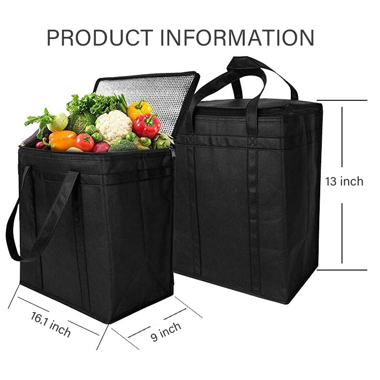 Oxford Large Capacity Insulated Cooler Bag For Food Delivery 2