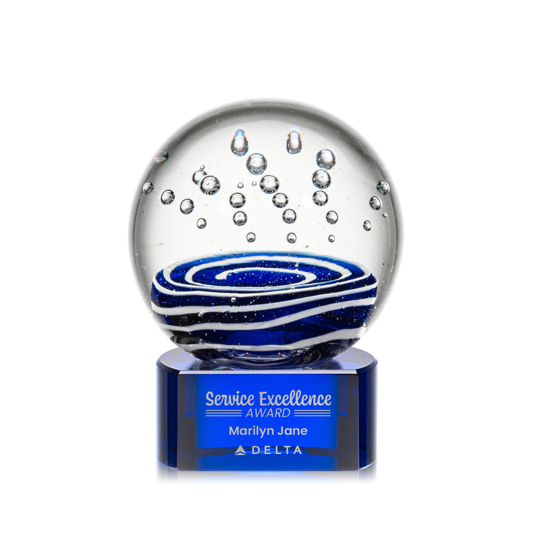 Tranquility Award on Paragon Base - Blue 4