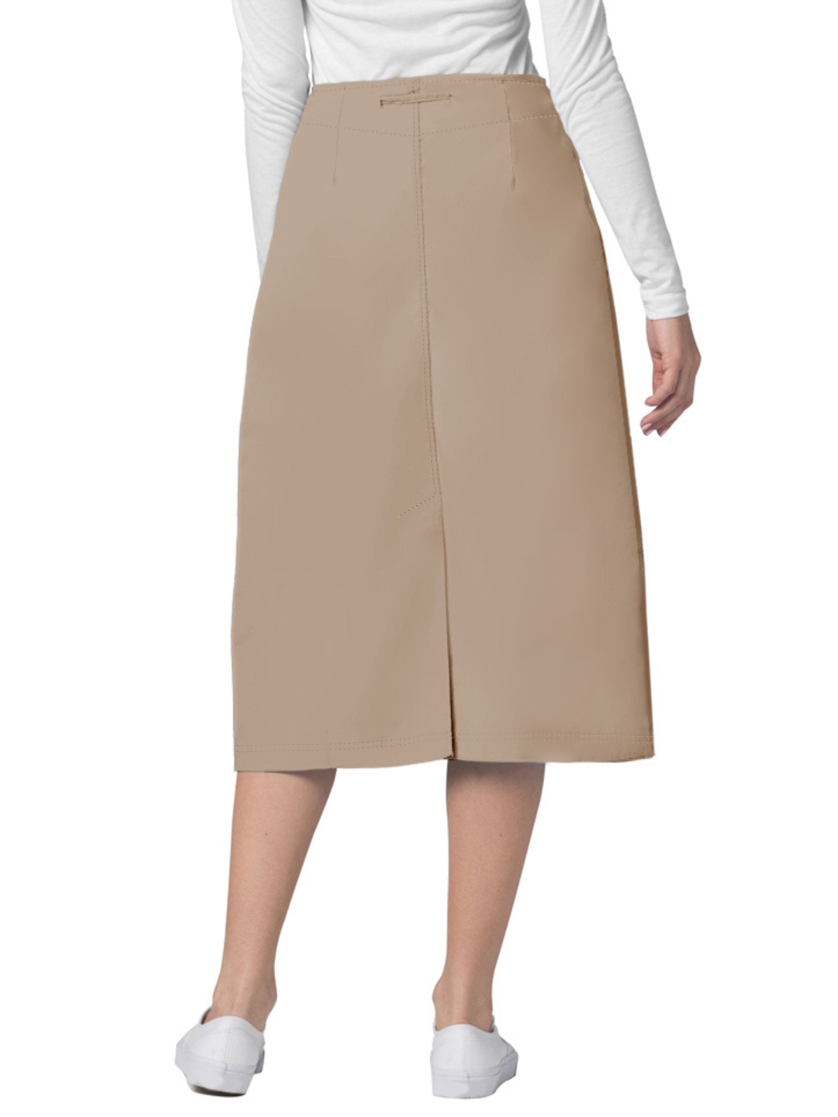 Adar - Universal - Women's Mid-Calf Length Drawstring Skirt 17