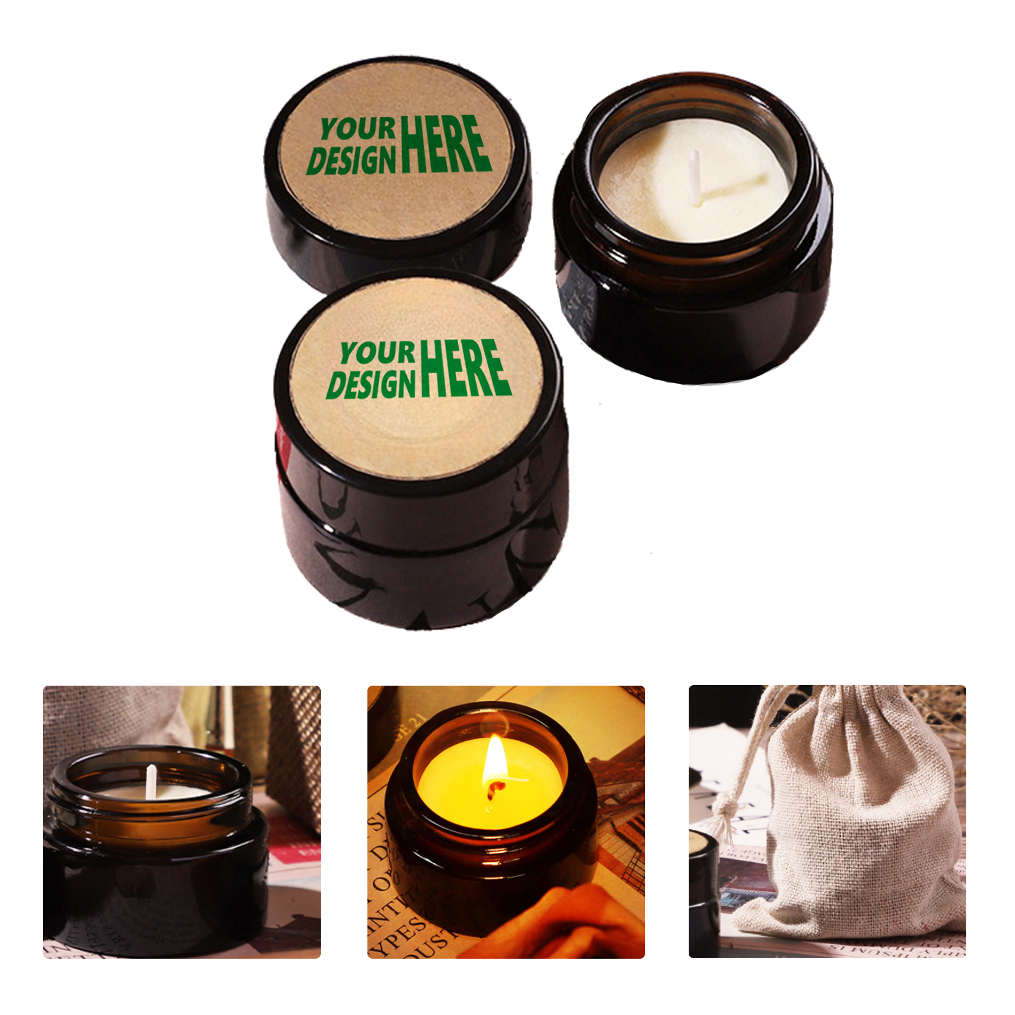 MOQ 50 Vintage Scented Tealight Candle Gift Set 1
