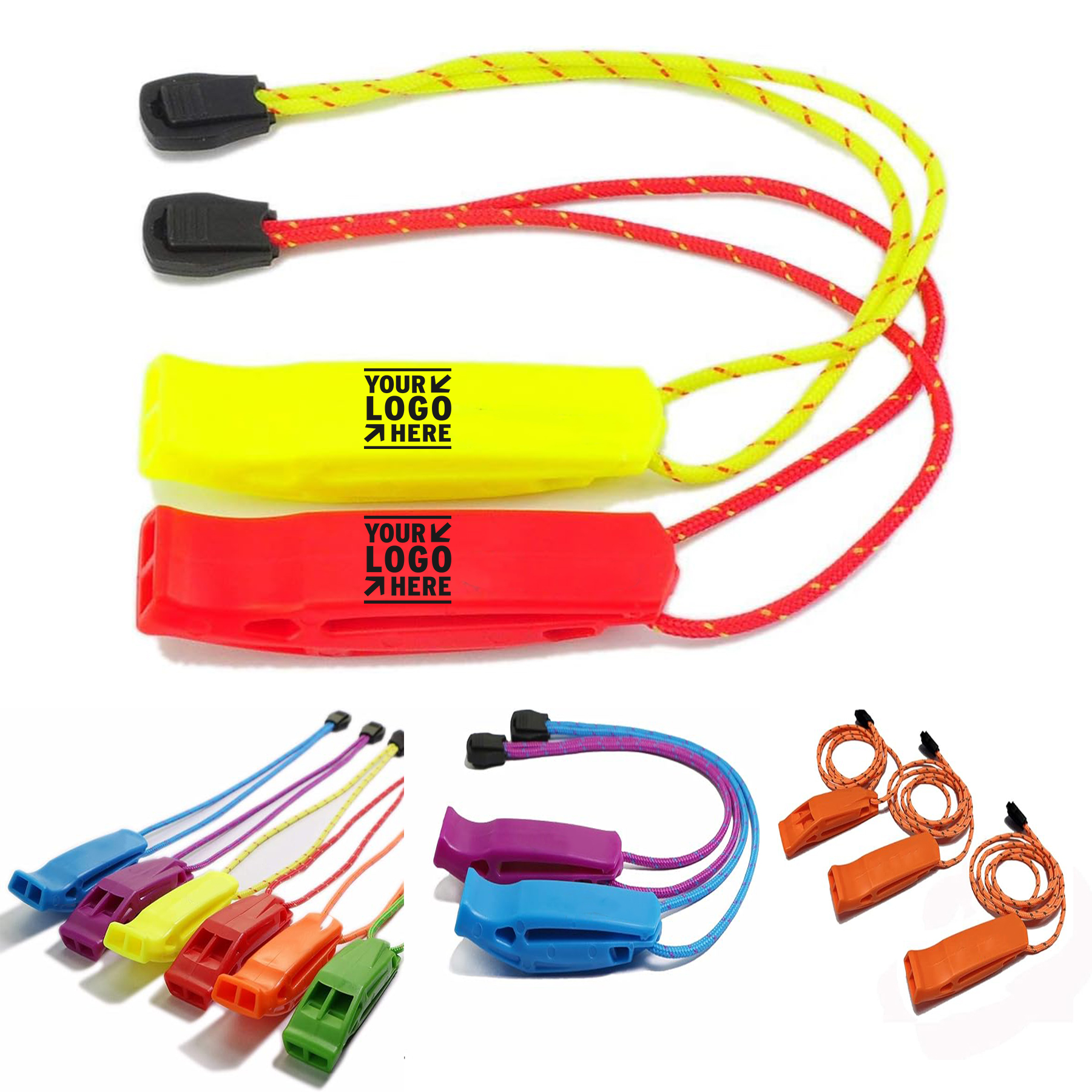 Lanyard Safety Boating Camping Hiking Hunting Survival Rescue Signaling Emergency Whistle