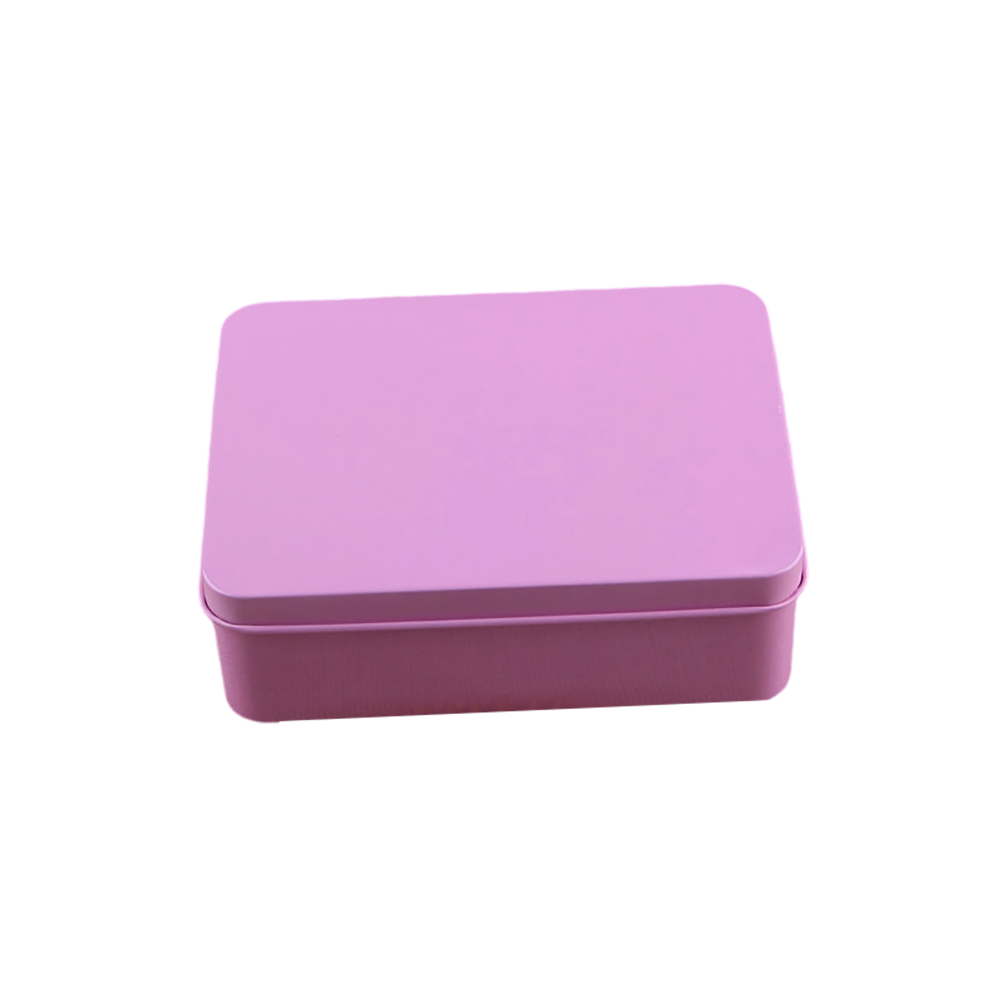 Tin Plated Steel Rectangle Storage Box With Smooth Edge Lid 13