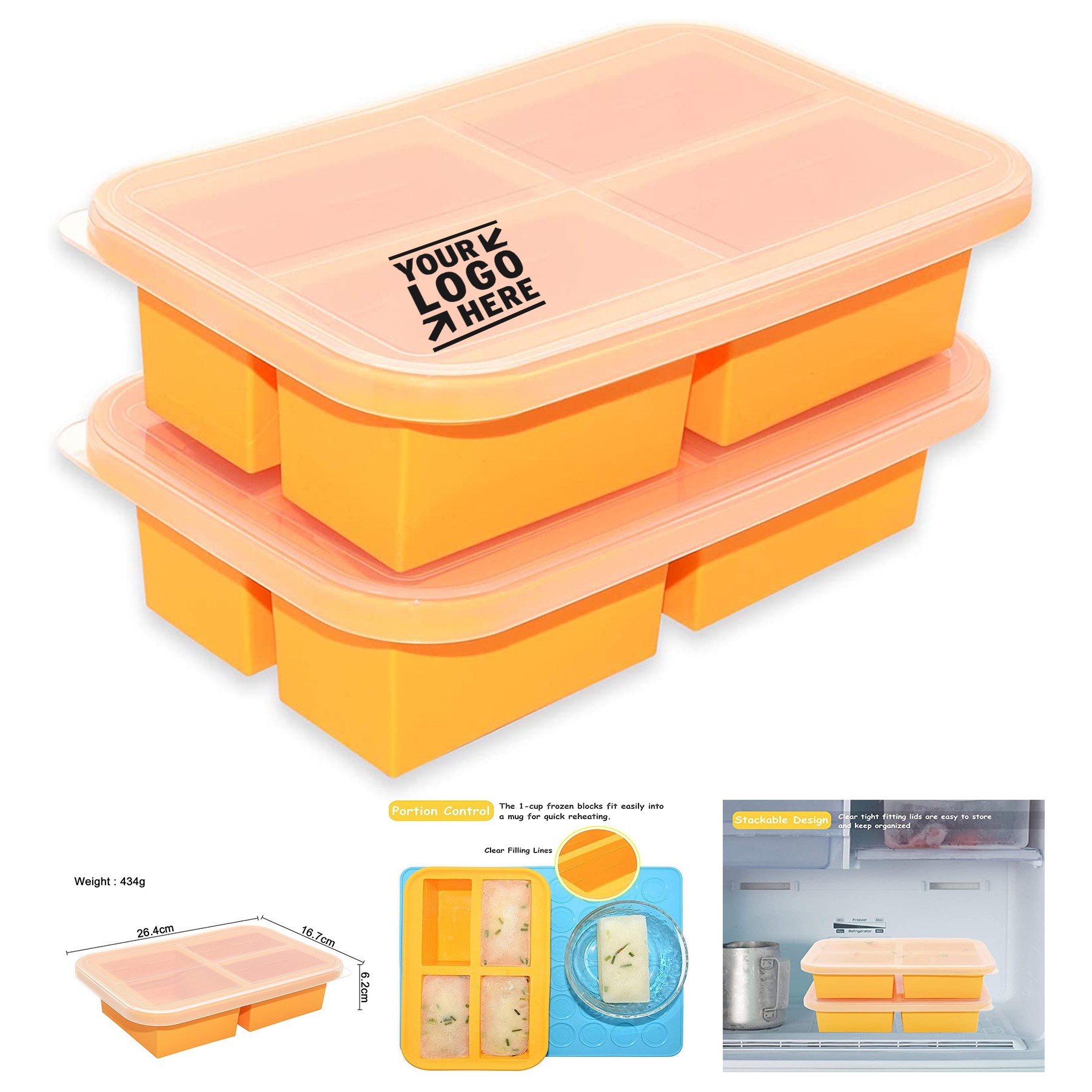 Silicone Freezing Tray 1