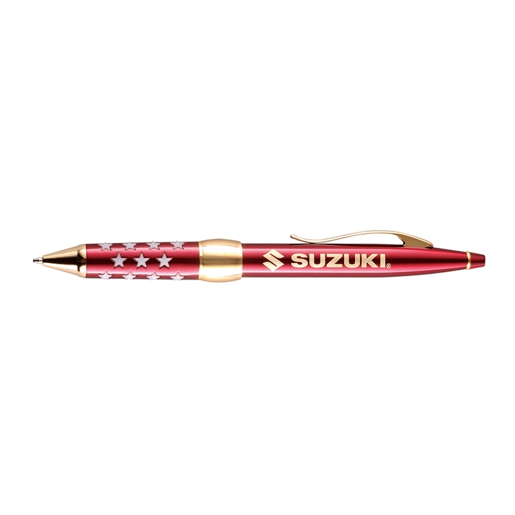 Patriot Brass Ballpoint Pen (Red) 3
