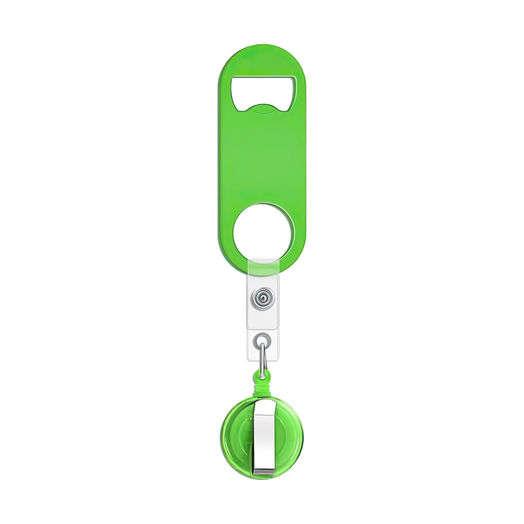 Retractable Metal Bottle Opener With Clips 4