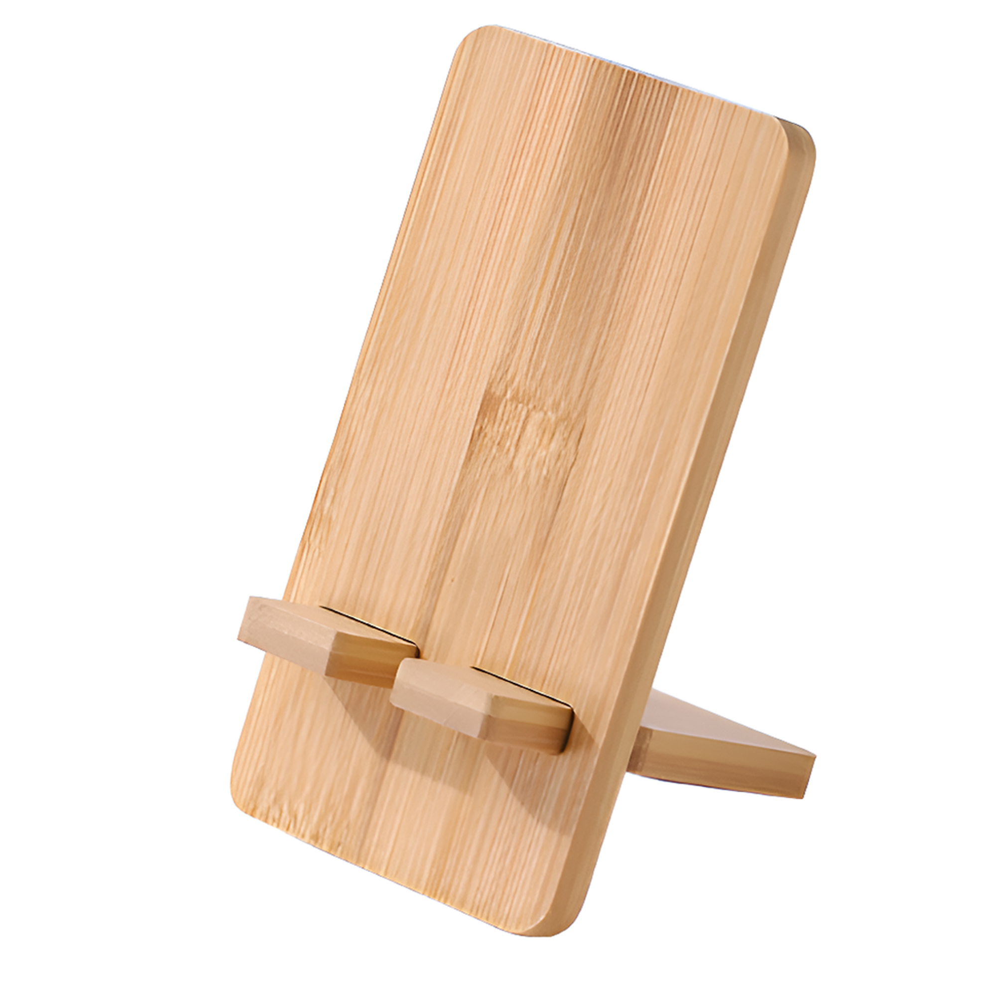 MOQ 50 PCS Sturdy Wooden Phone Holder 3