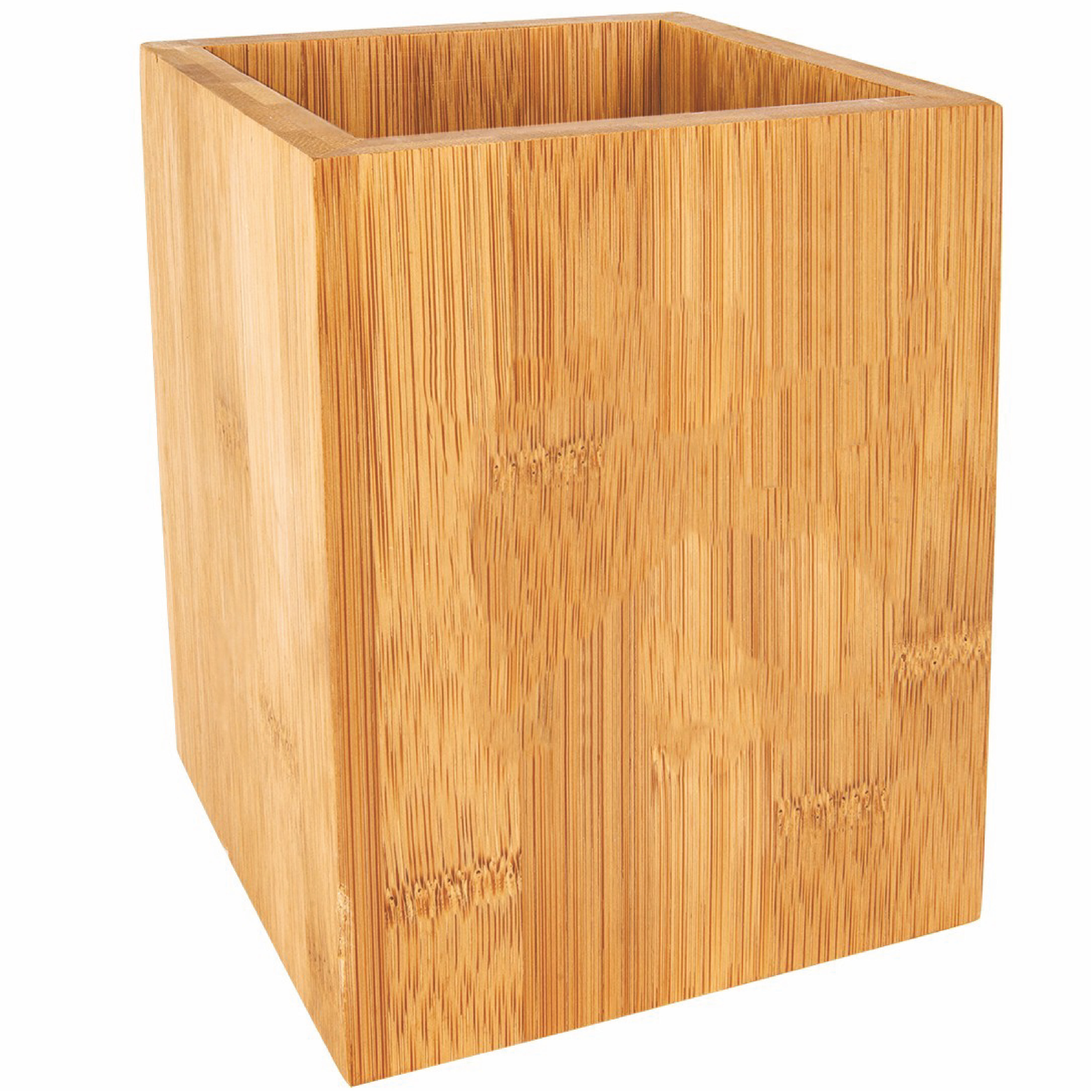 4" x 6" Bamboo Utensil Holder 5