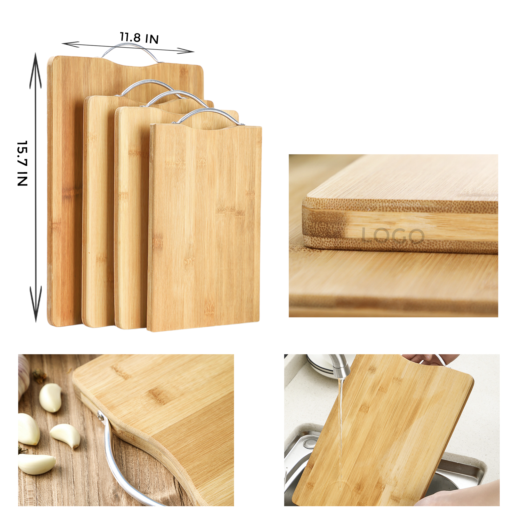 MOQ 10 PCS Versatile Wooden Cutting Board 1