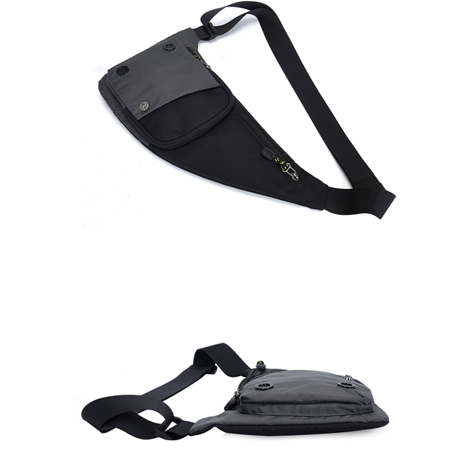 Nylon Men New Trendy Casual Chest Bag 7