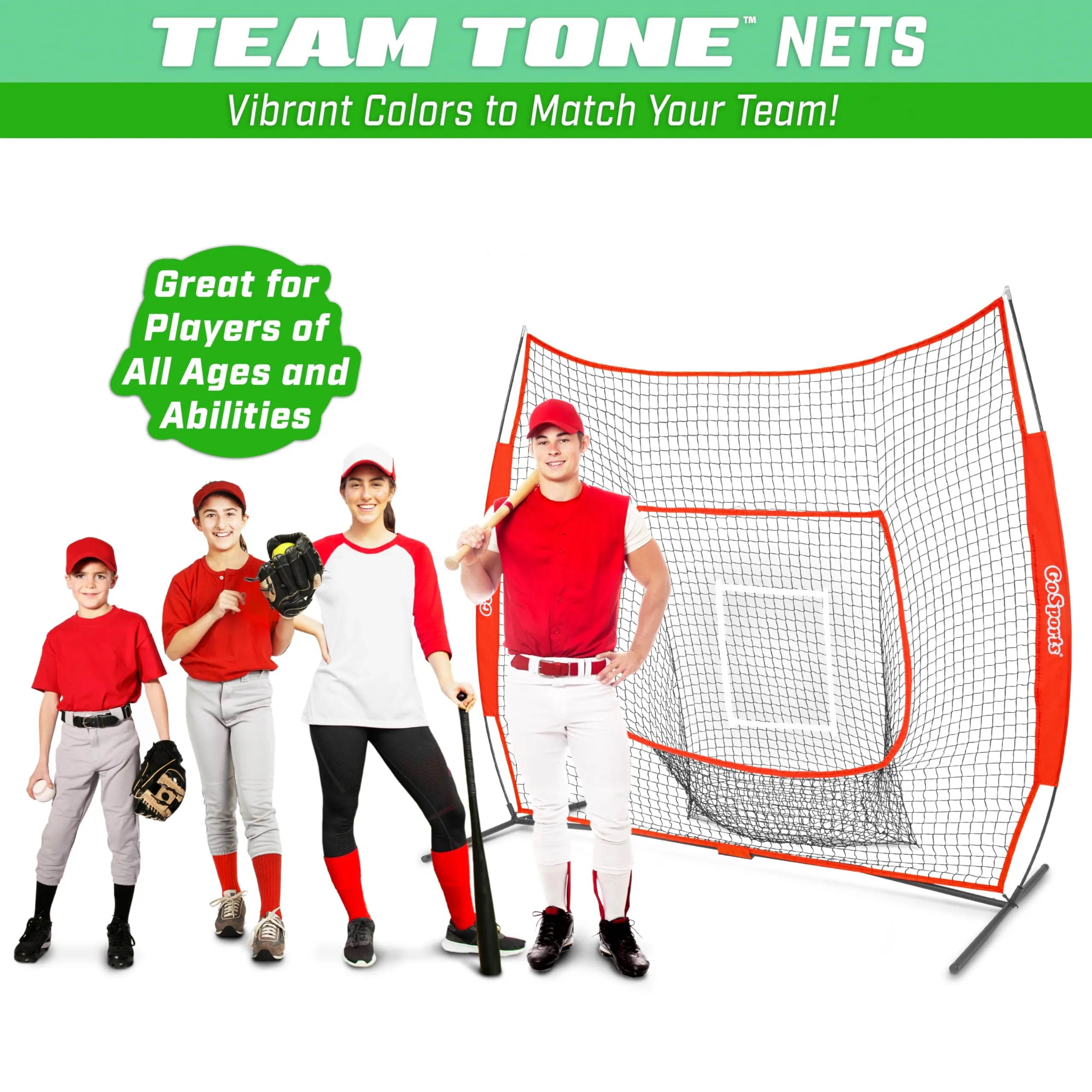 7' x 7' Baseball & Softball Practice Hitting & Pitching 4