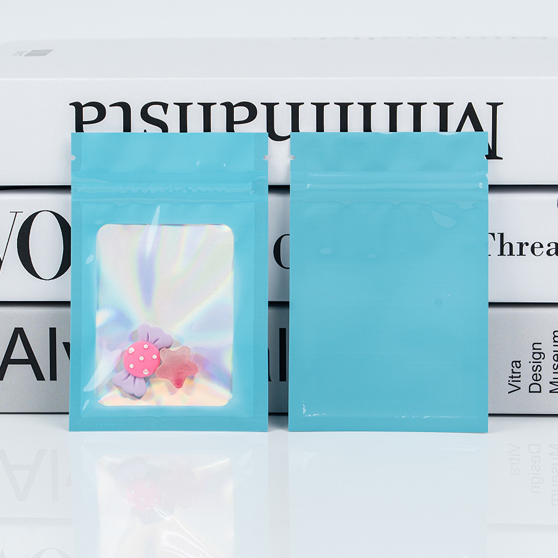 Mylar Holographic Resealable Bags 3