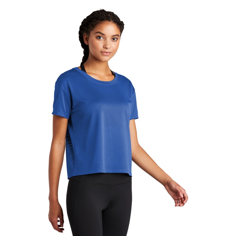 Sport-Tek Women's PosiCharge Draft Crop Tee. 30