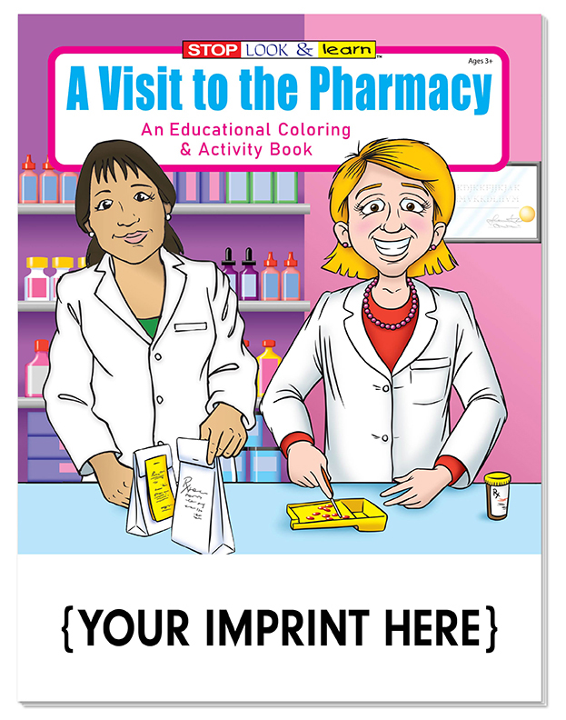 COLORING BOOK - A Visit to the Pharmacy Coloring & Activity Book 4