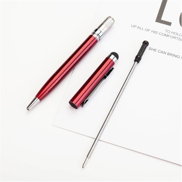 Aluminum barrel Pen With touch head 3