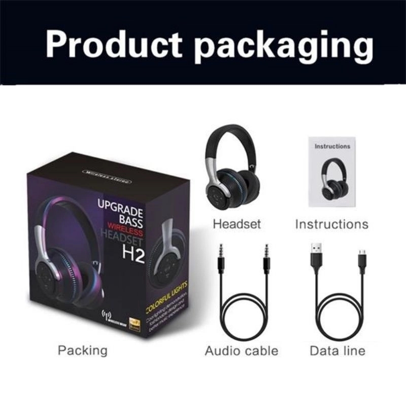 Wireless Bluetooth Over Ear Phone 8