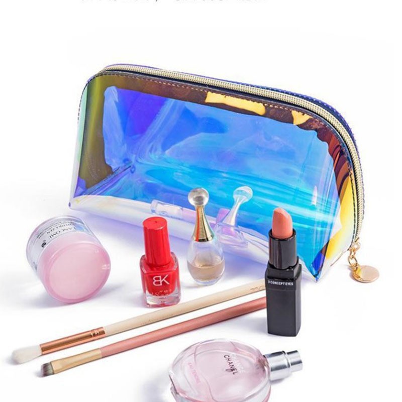 Holographic Makeup Bag Iridescent Cosmetic Pouch 4