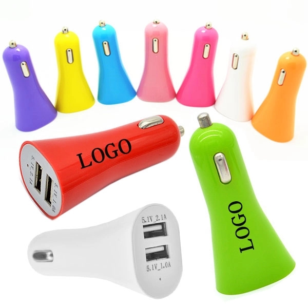 Double USB Car Charger 4
