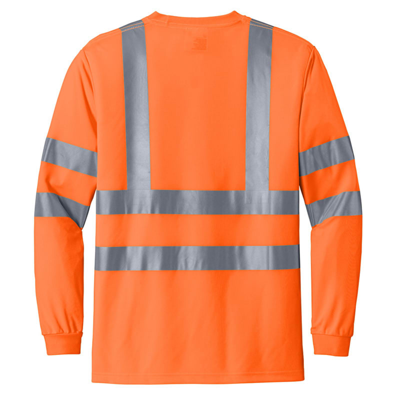 CornerStone - ANSI 107 Class 3 Long Sleeve Snag-Resistant Reflective T-Shirt. 5