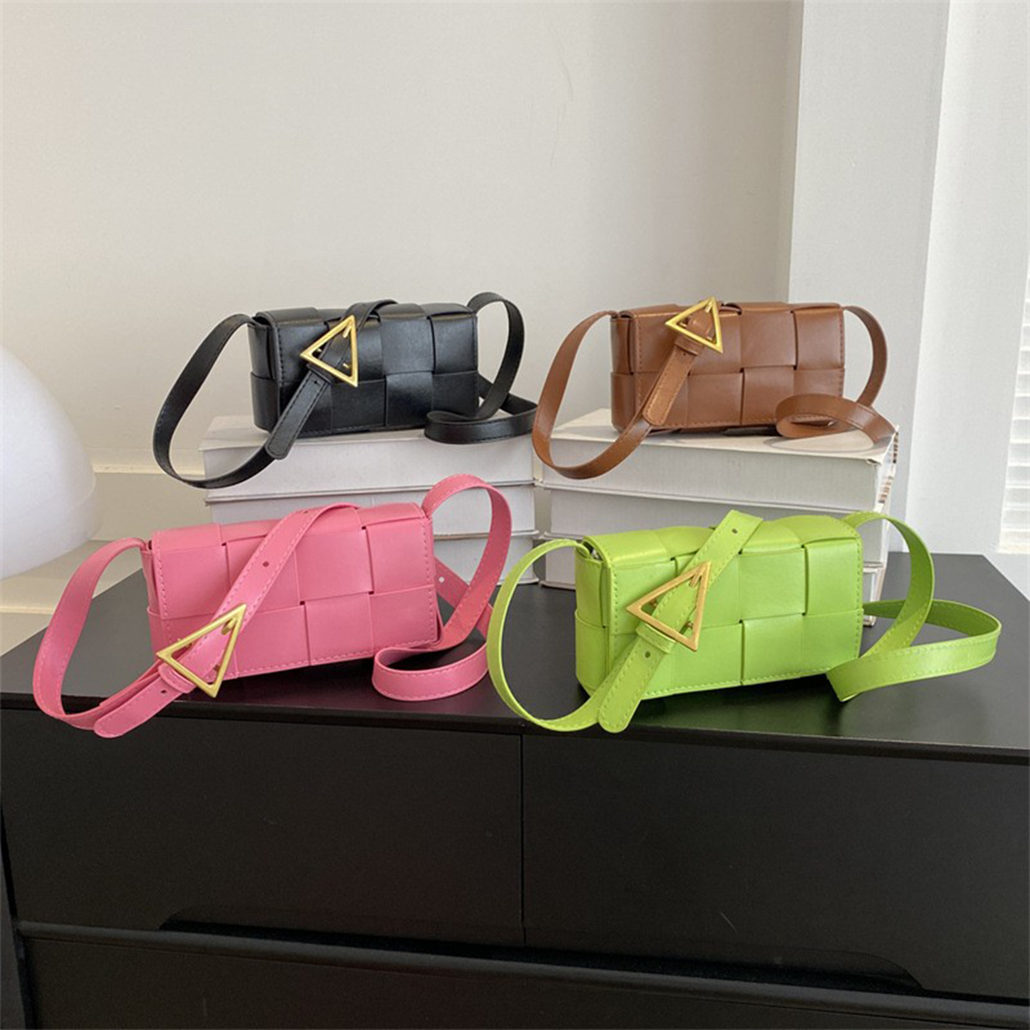PU Leather Fashionable Shoulder Crossbody Bag 7