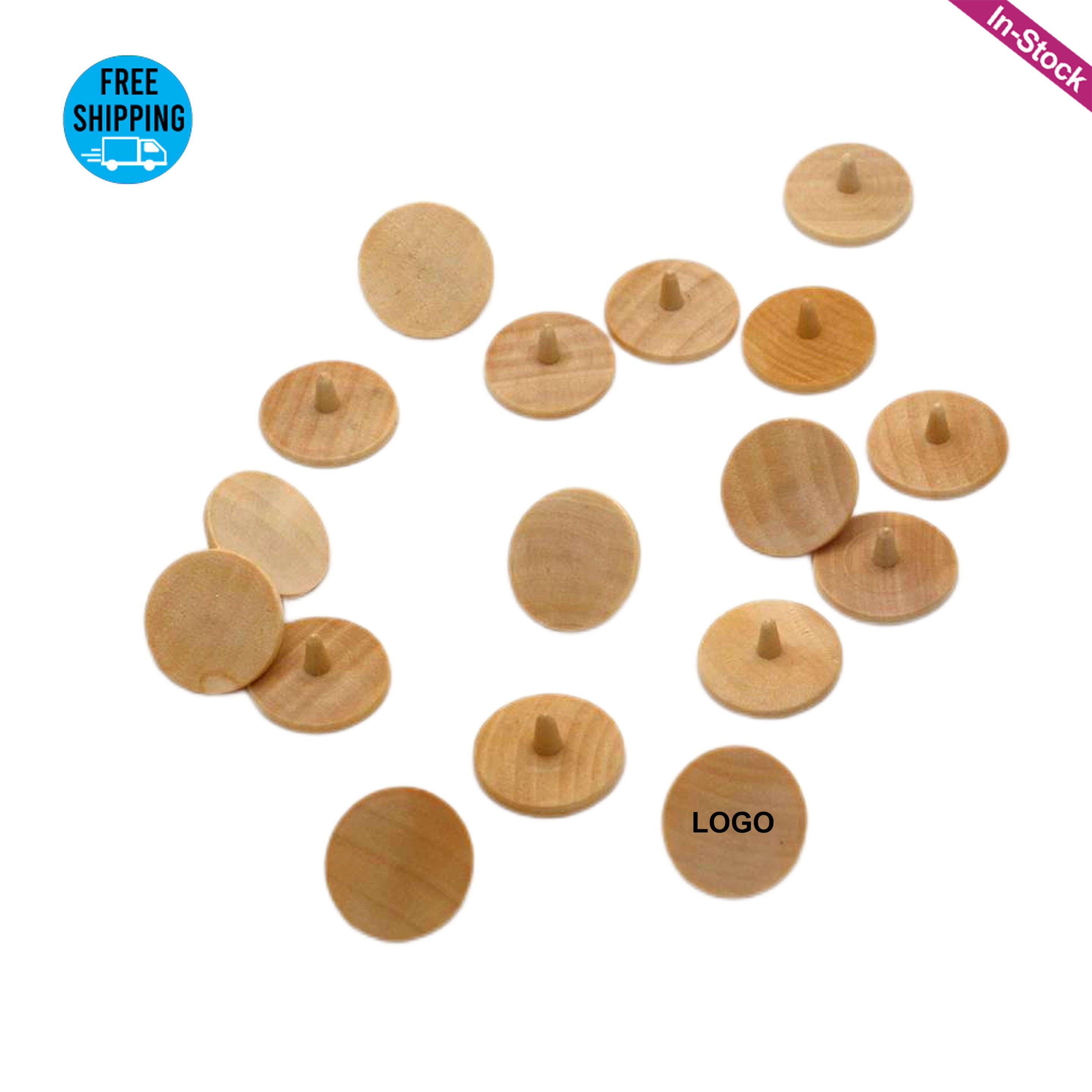 Wooden Golf Ball Markers 3