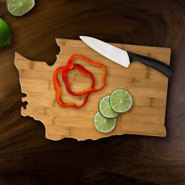U.S. State Shaped Bamboo Cutting and Serving Boards 497