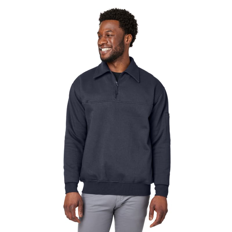 Harriton Men's ClimaBloc™ Heavyweight Quarter-Zip 11