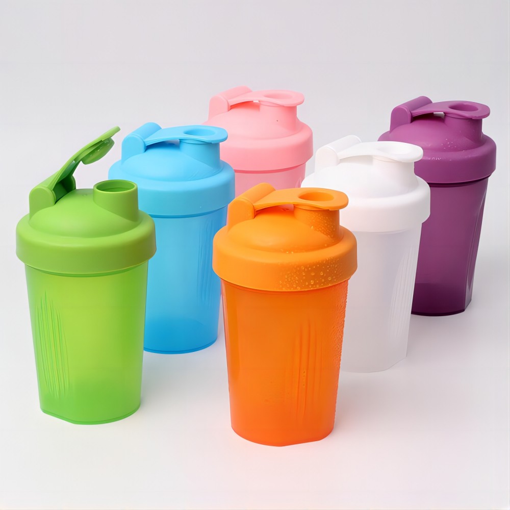 14 OZ Sport Shake Water Bottle with Stainless Steel Ball 2