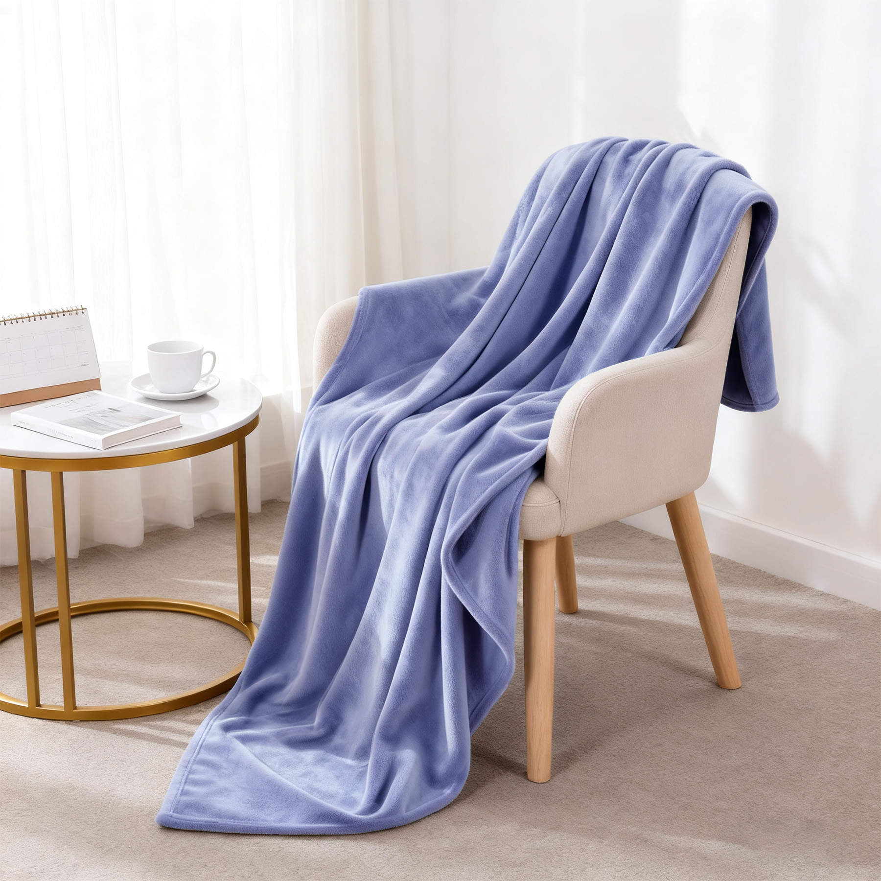 Cozy Fleece Embroidery Blanket 500GSM 5