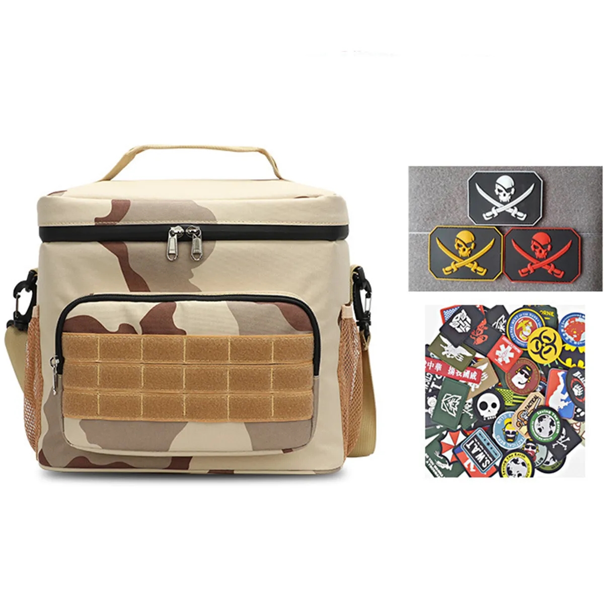 15L Tactical Insulated Lunch Box Large Refrigerated Tote Bag 5