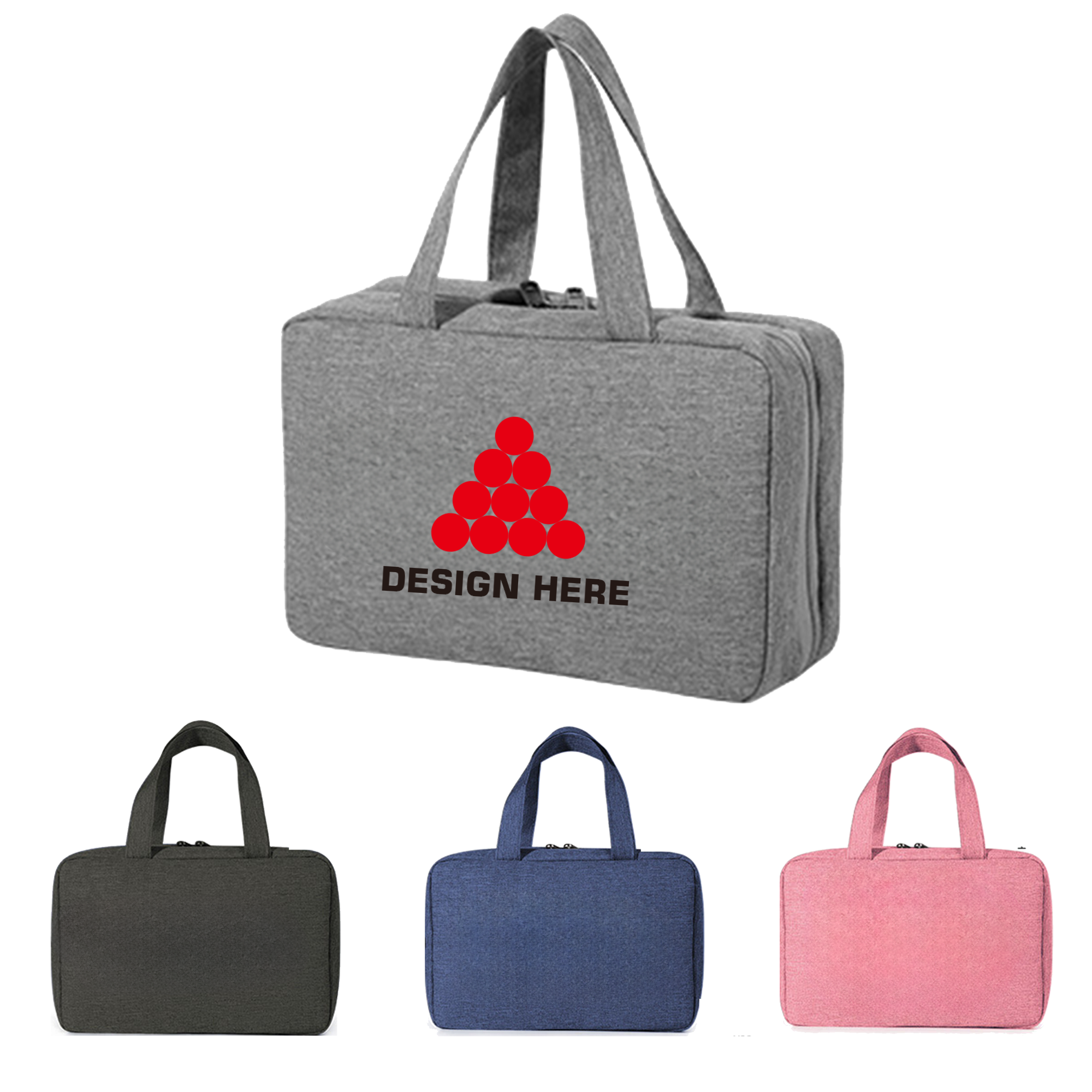 Waterproof Hanging Toiletry Organizer (Dry/Wet Compartments) 1