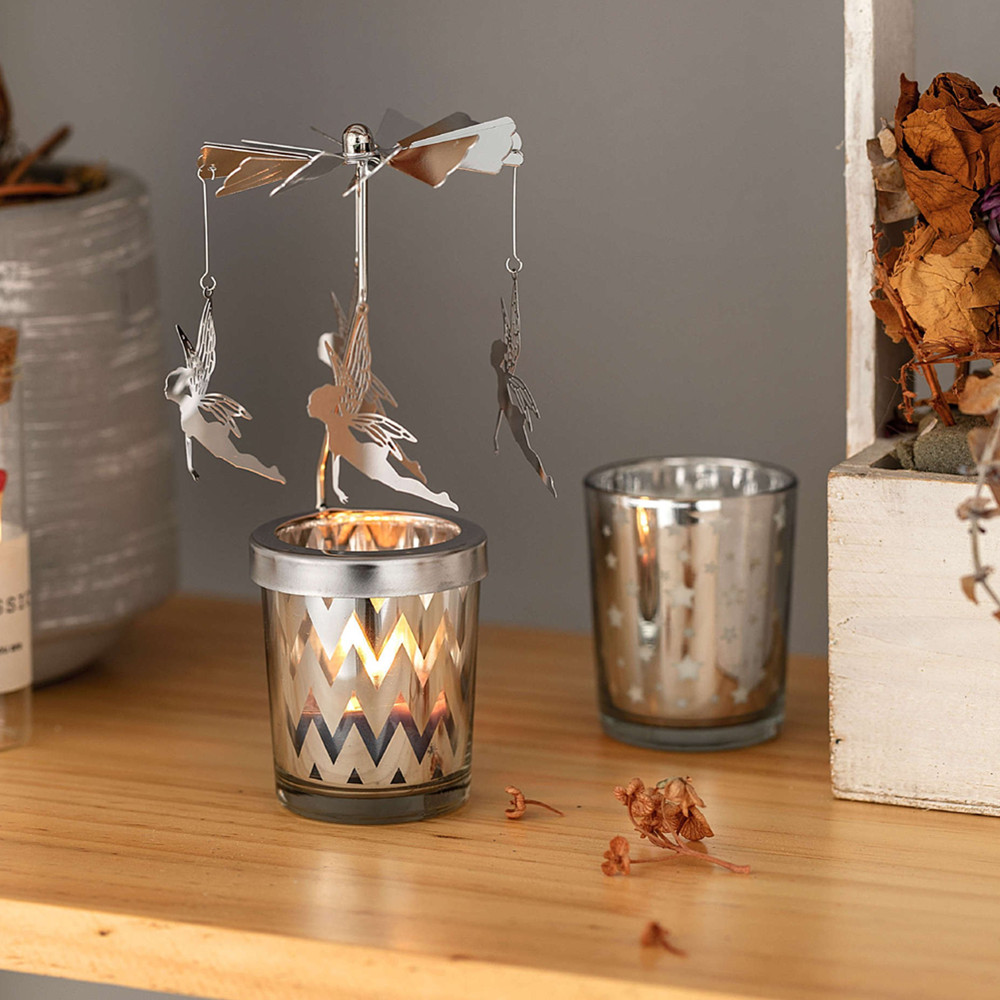 Rotary Glass Candle Holder 2