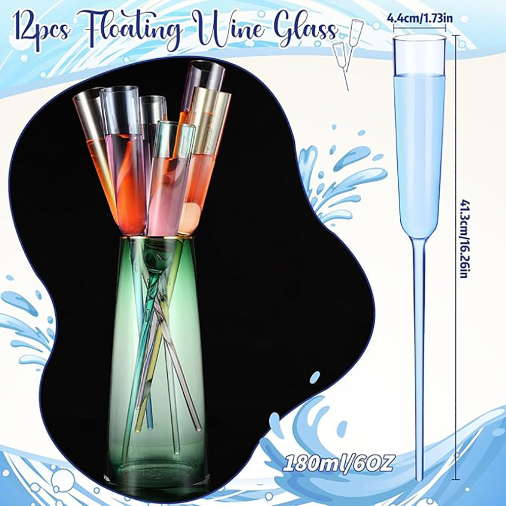 6 Ounces Acrylic Champagne Glass 2