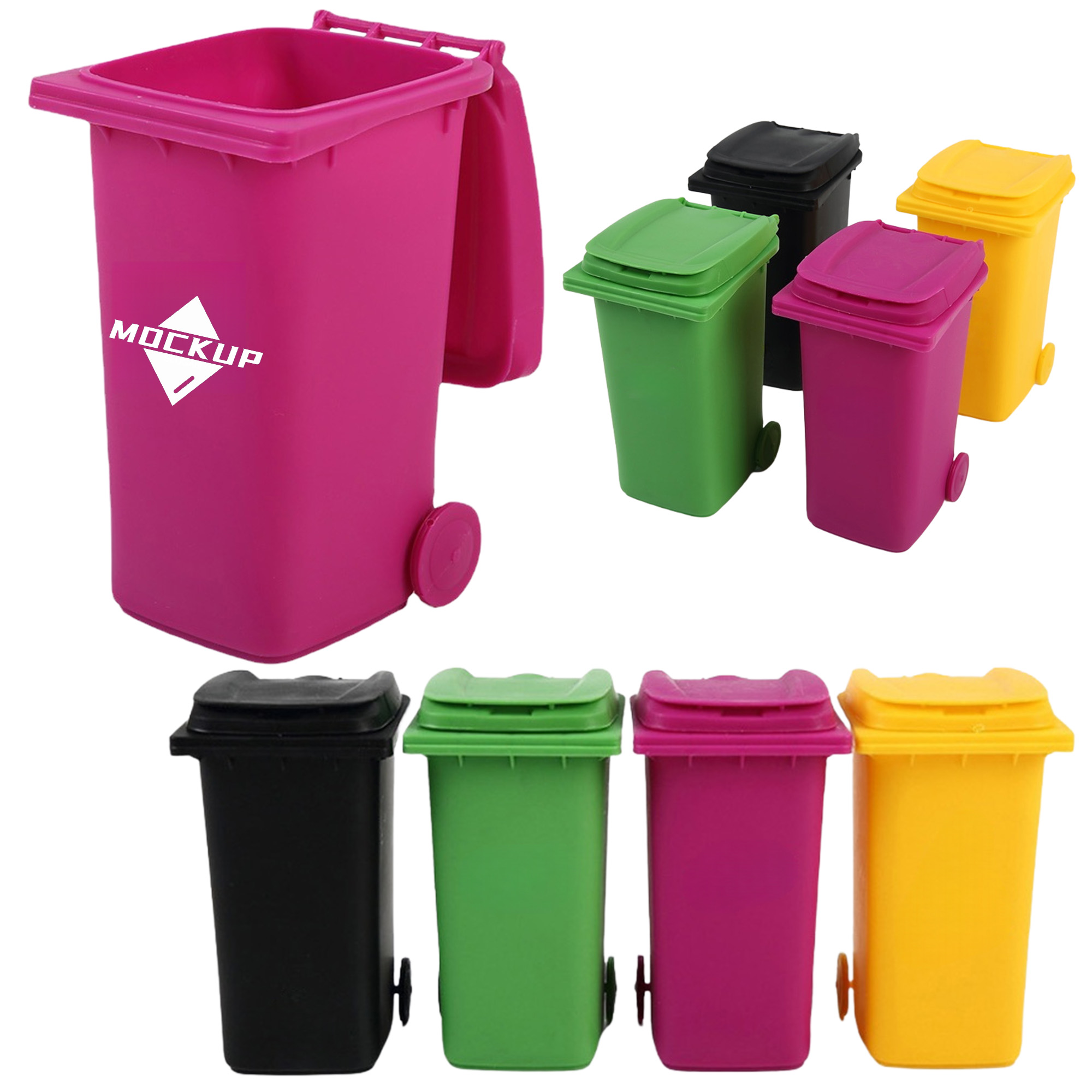 Mini Garbage Trash Pen Holder 1
