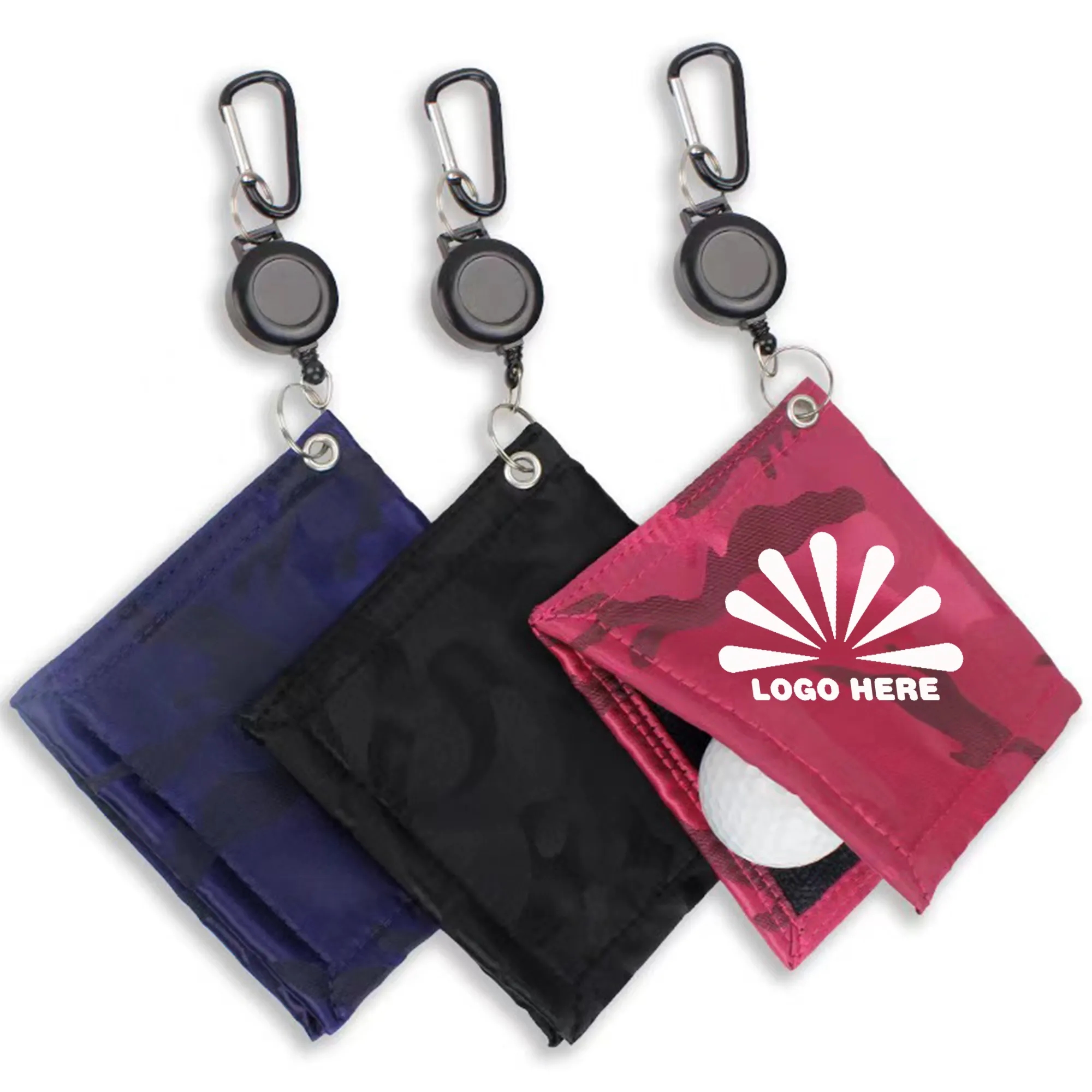 New Golf Cleaning Cloth With Customizable Logo 1