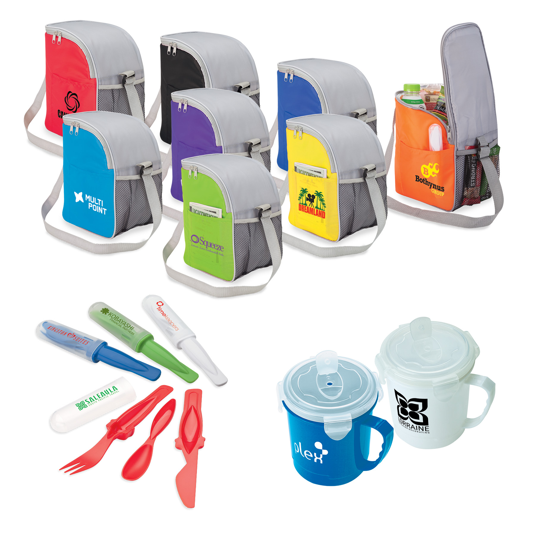 Moss Point 3 Piece Lunch Cooler Kit 35