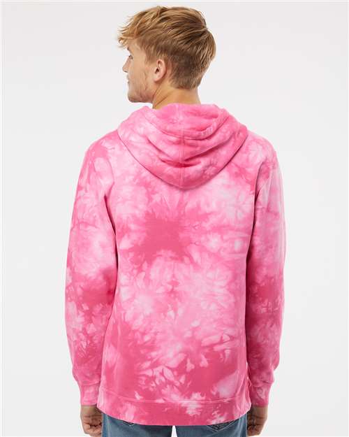 Unisex Midweight Tie-Dyed Hooded Sweatshirt - PRM4500TD 69