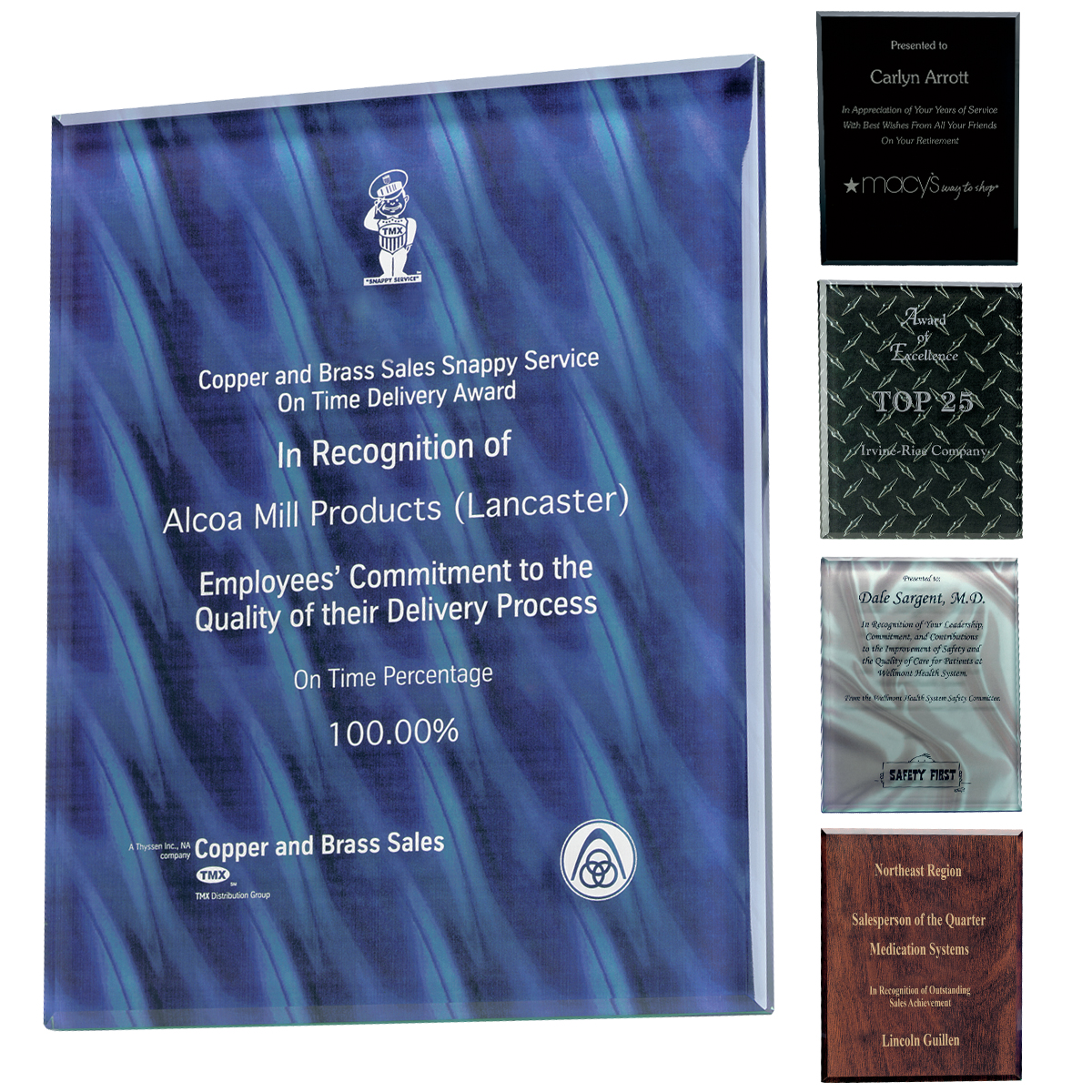 JAFFA® Trillinnium Award Plaque - 8" x 10" 3