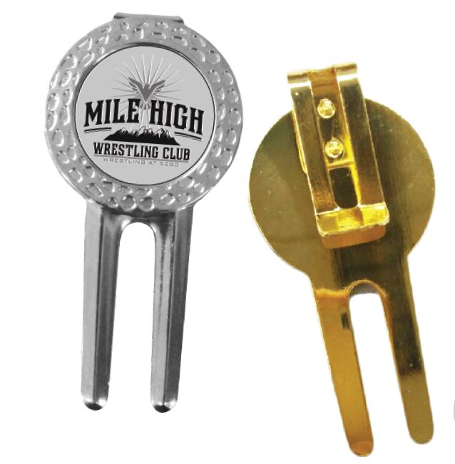 Golf Divot Tool with Magnetic Ball Maker & Hat Clip 2