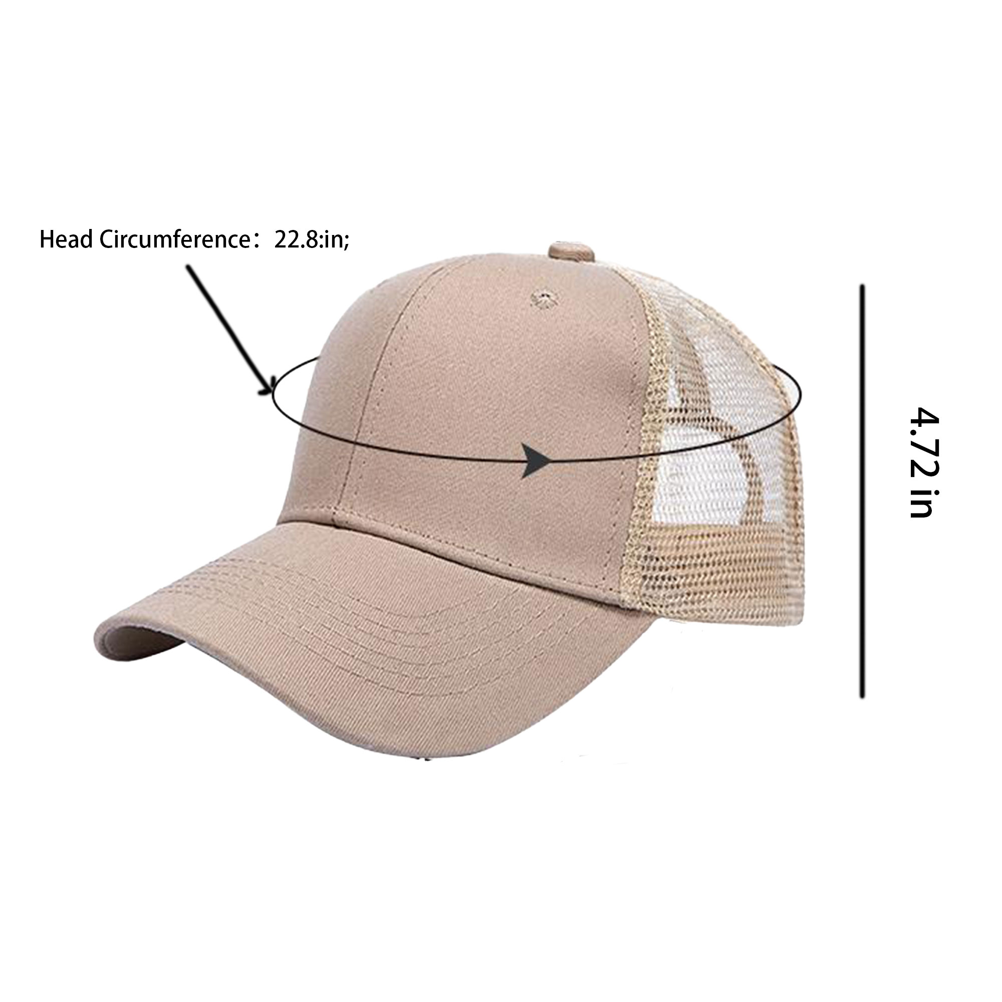 Pure Cotton Mesh Cap Breathable Outdoor Headwear 5