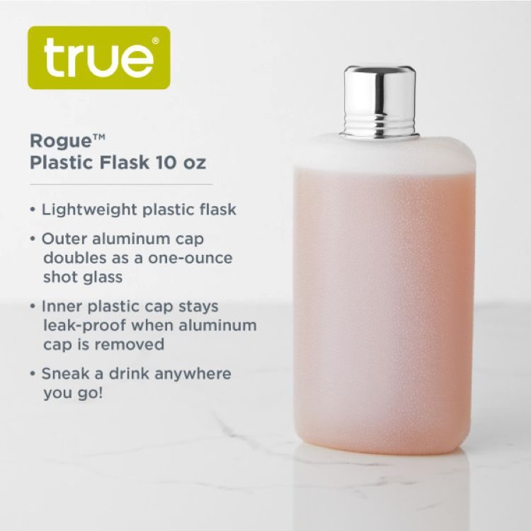 True® Rogue™: 10 Oz Plastic Flask 3