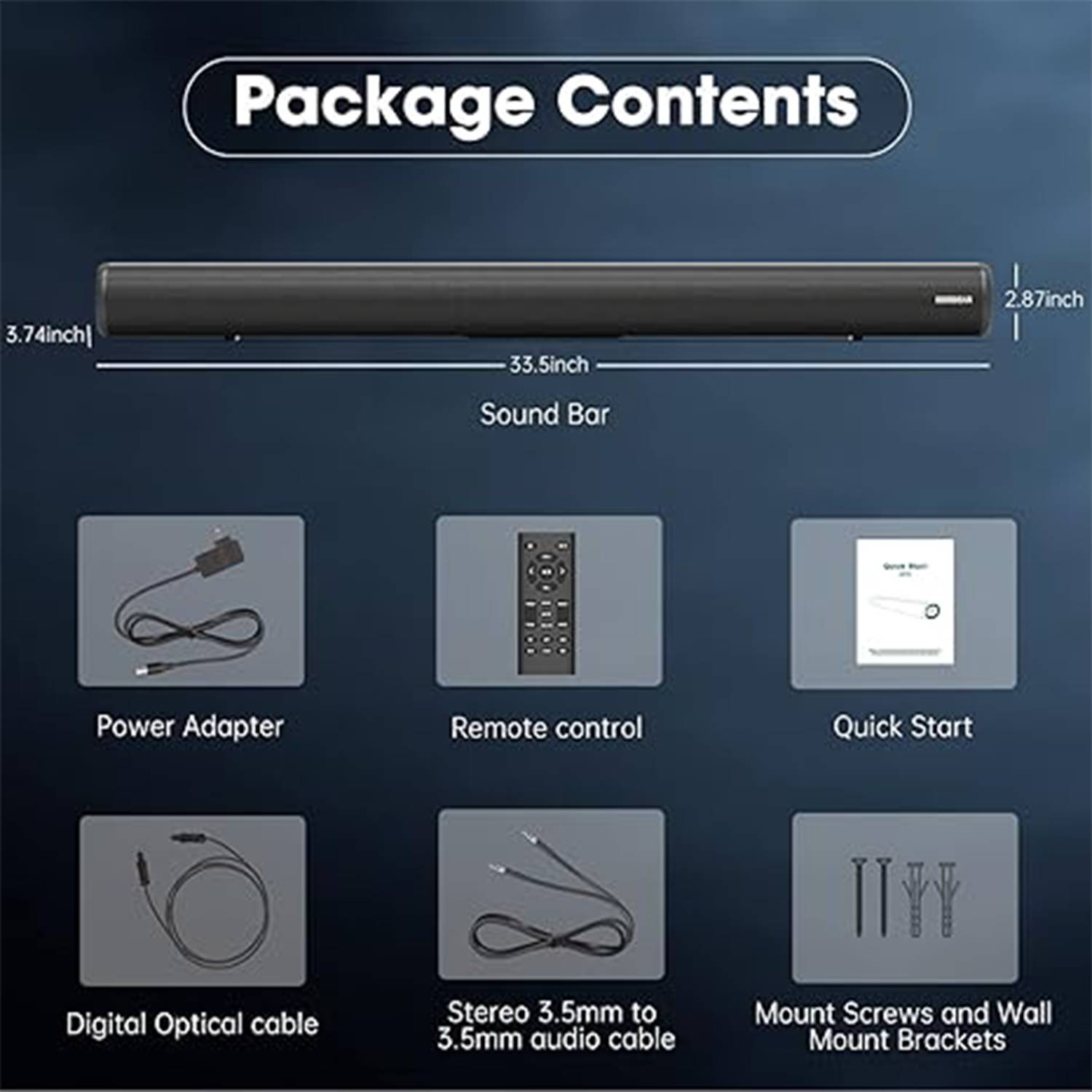 Multifunctional Soundbar for Home Theater 6