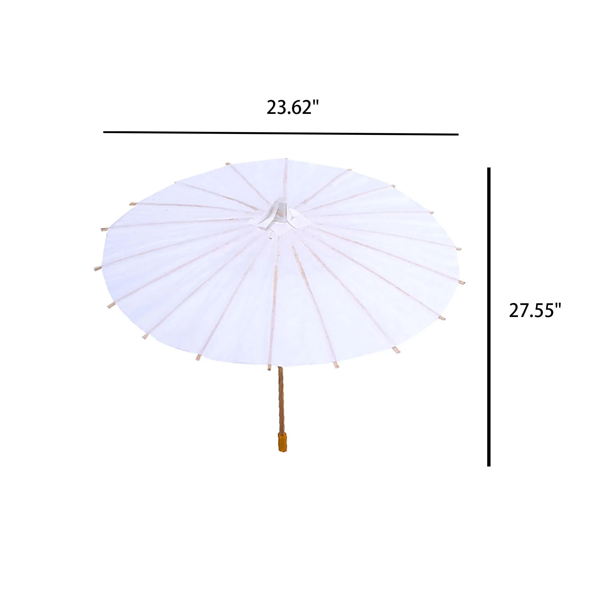 DIY Hand Painting Home Decor Paper Umbrella 2
