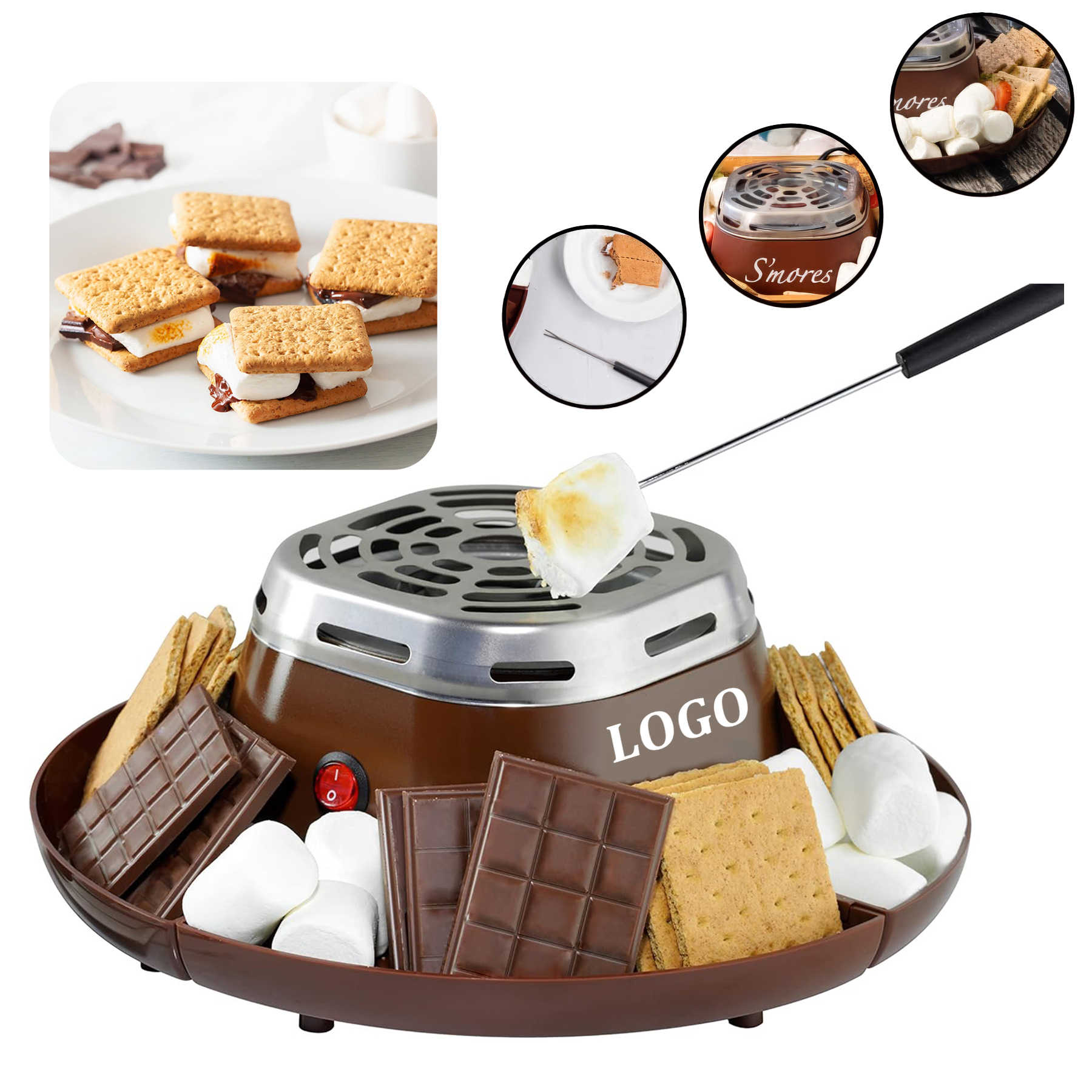 Smores Kit With Marshmallow Roasting Sticks 1