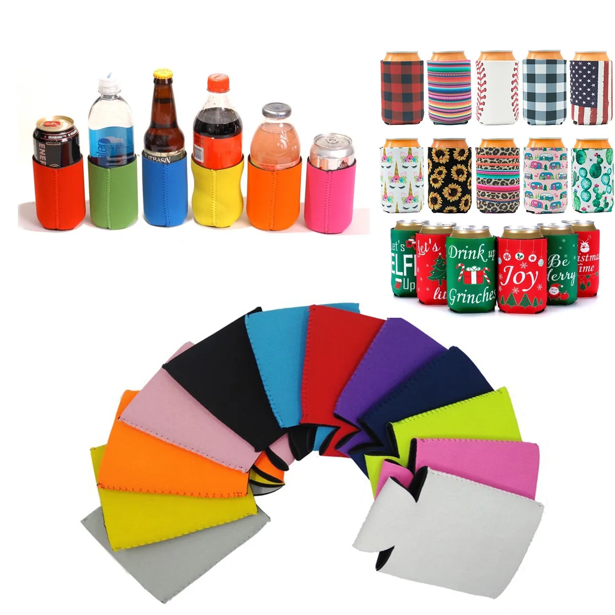 Neoprene Can Sleeves, custom koozie with logo imprint 8