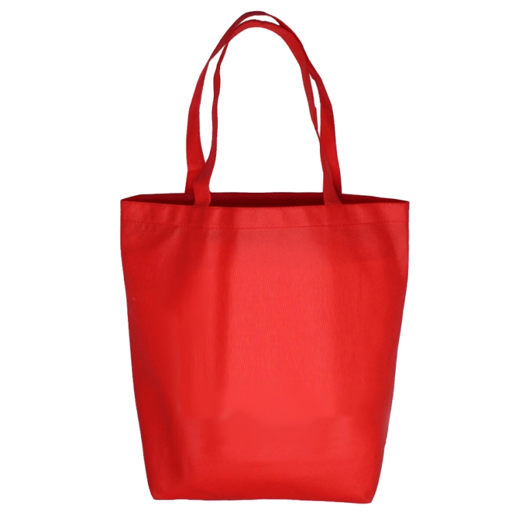 15"W x 14"H x 5"Gusset - "CORAL ECONOMY" Grocery and Shopping Tote Bag 11