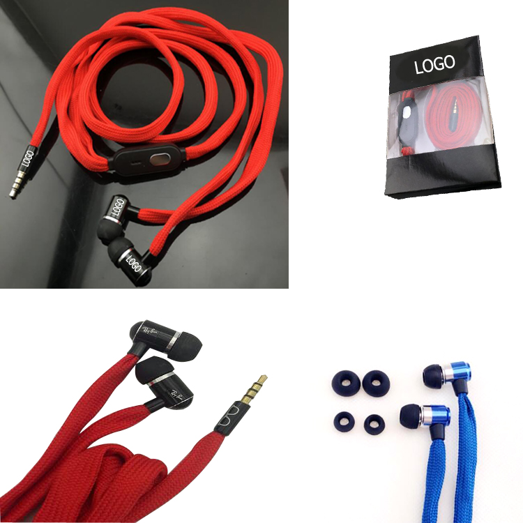 3.5mm Nylon Shoelace Earphone 2