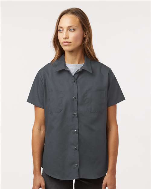 Women's Industrial Short Sleeve Work Shirt - 5350 17