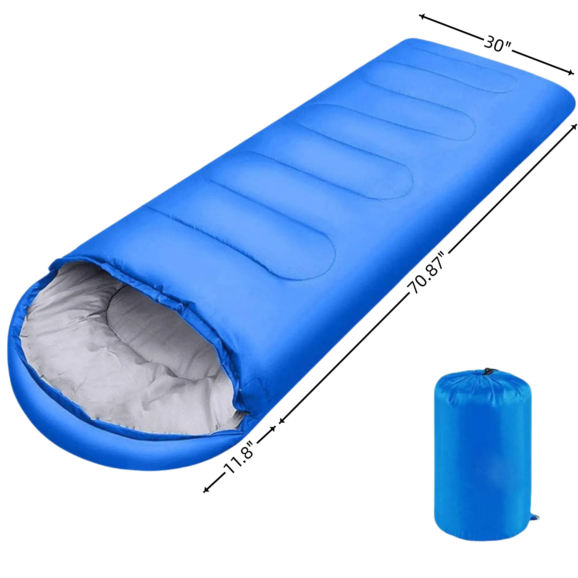 Envelope Hooded Sleeping Bag 3